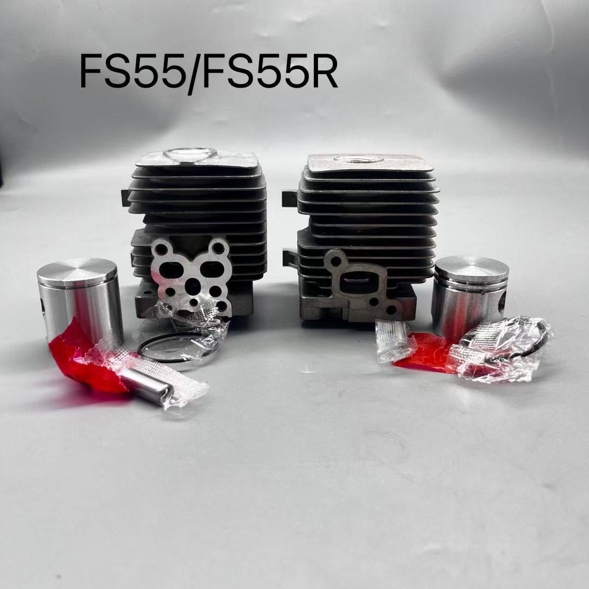 适用斯蒂尔FS55/FS55R割草机绿篱机气缸全套活塞环卡簧 配件国产