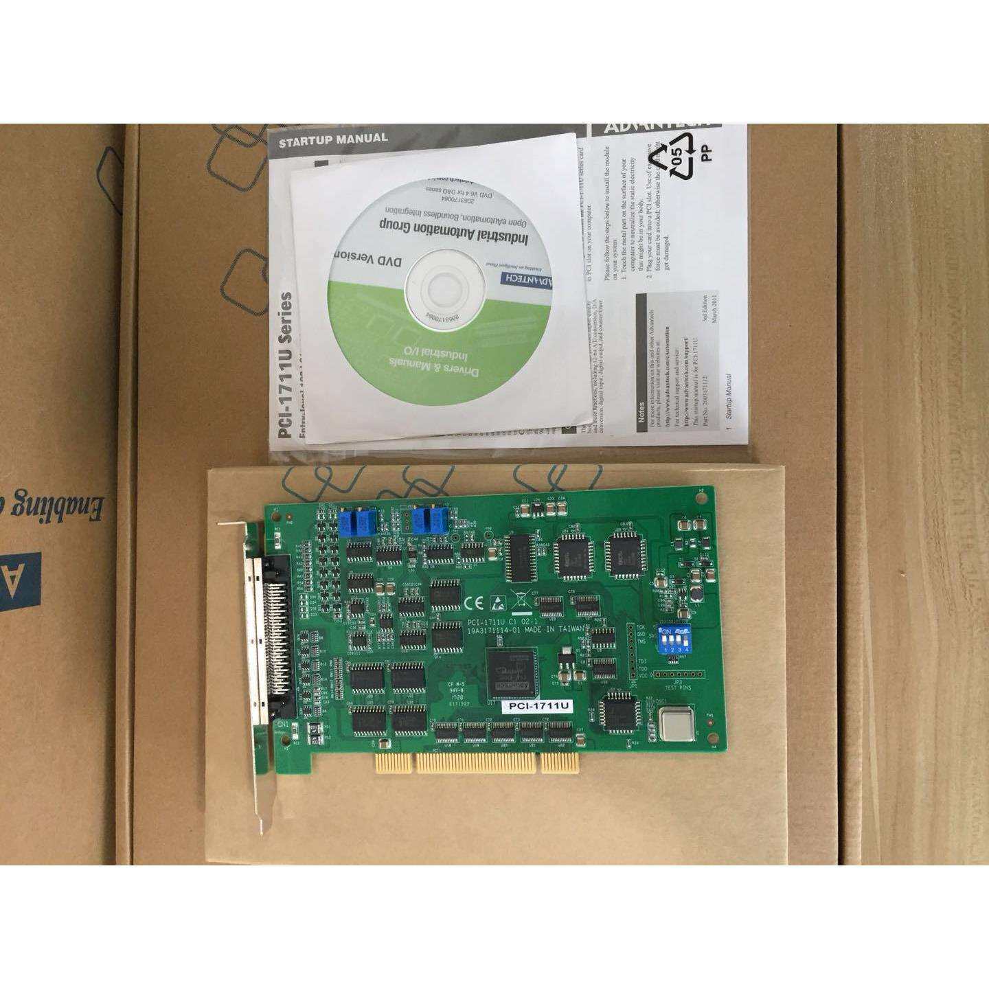 研华12位A/D转换器速率100kHz PCI-1711U-CE 16通道数字输入输出