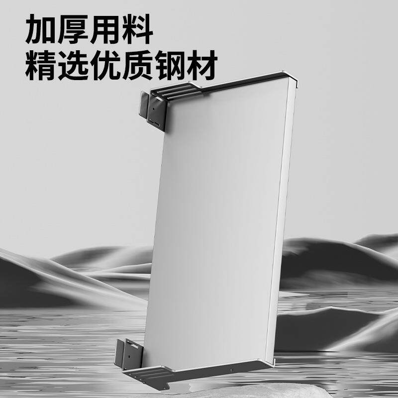 厨房墙上置物架免打孔壁挂调料架调味品多功能加宽挂架台面收纳架