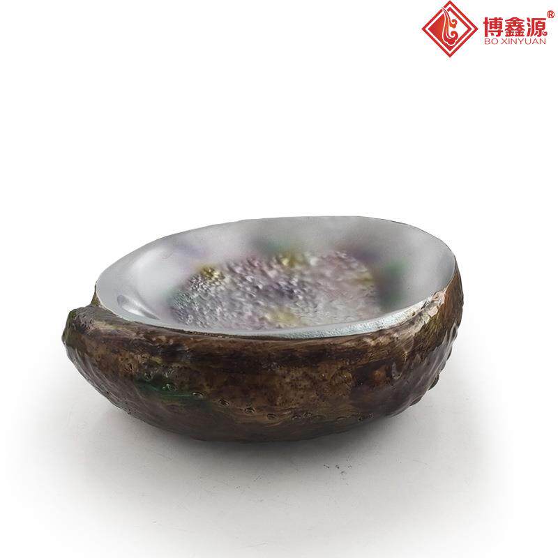 树脂仿真鲍鱼壳干冰刺身拼盘创意刺身异型火锅海鲜姿造意境菜餐具
