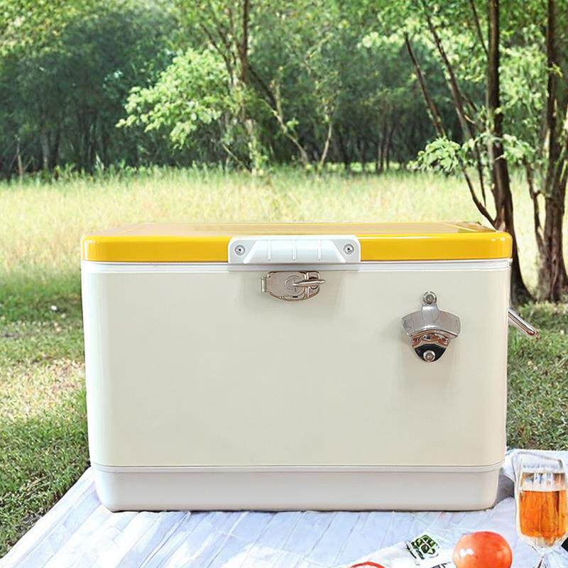 30L 复古保温箱 金属冰桶 手提式饮料桶 塑料啤酒冰桶室内户外