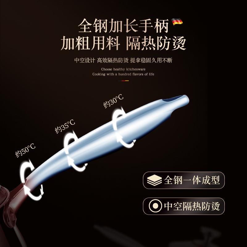316不锈钢无涂层宝宝专用辅食锅小奶锅家用婴儿煎煮一体不粘蒸锅