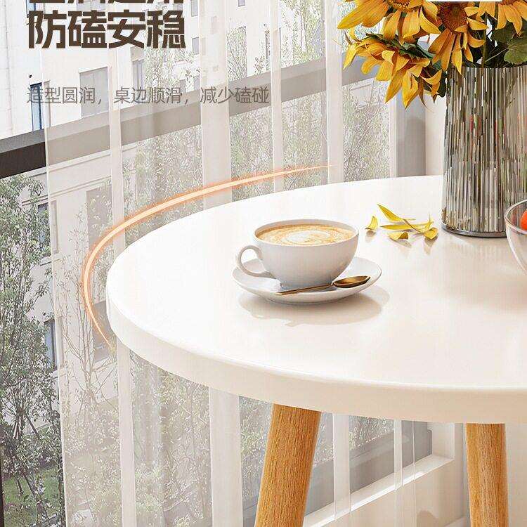 沙发边几小桌子双层小圆桌客厅家用茶桌床头置物架迷你阳台小茶几