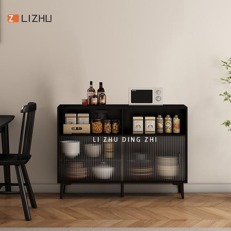现代简约餐边柜储物柜客厅厨柜置物柜日式茶水柜收纳墙靠墙碗柜J&