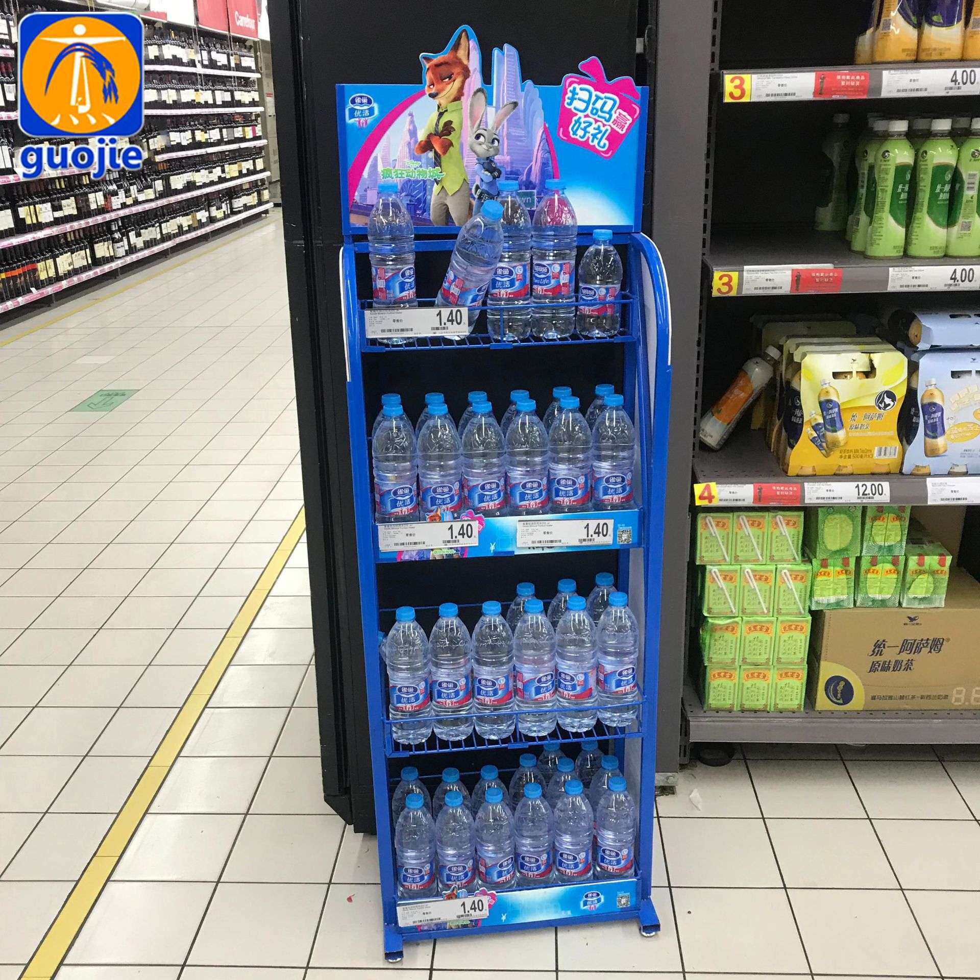 源头工厂桌面台架展示盒pvc雪弗板陈列盒批量生产商超展示货架