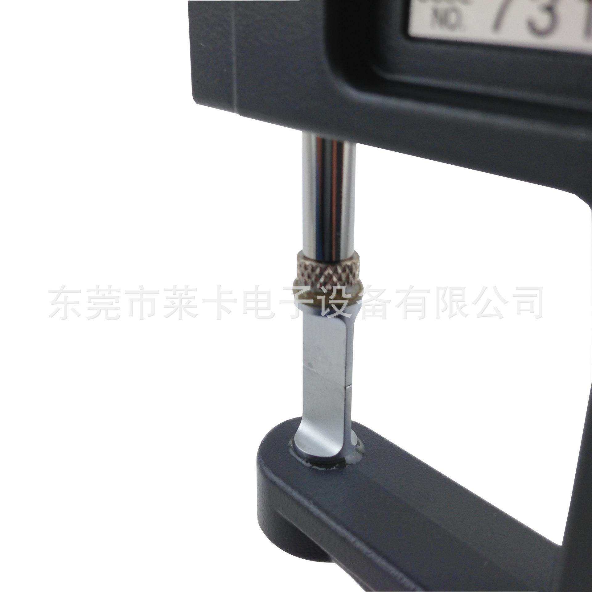 三丰厚度表7315A 0-10mm厚度计 平头测厚规测凹槽厚度仪0.01MM