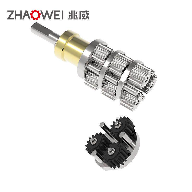 微型电机电压3v-24v可用3级齿轮箱减速宠物腿部绑带锁止驱动系统