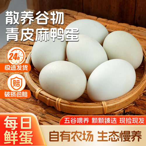 食山乐散养鲜鸭蛋破损包赔