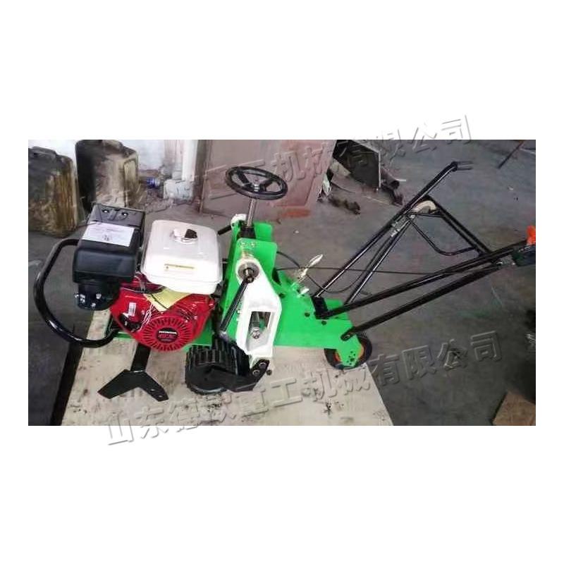 汽油草坪起草机械手推半自动园林绿化铲草机器农场草地铲除机