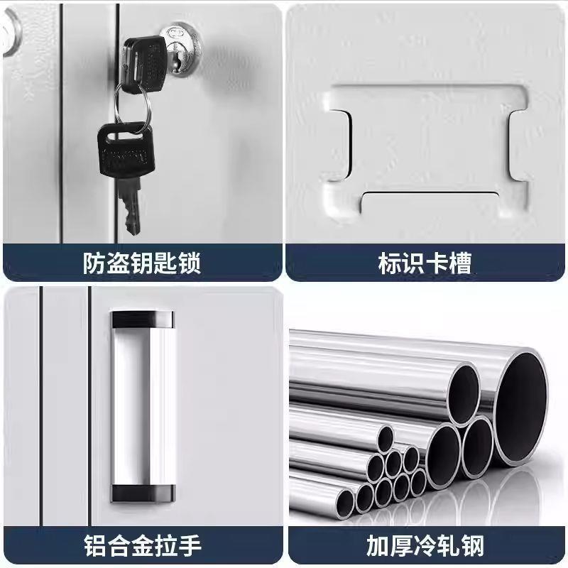 文件柜钢制矮柜铁皮柜资料档案柜会计财务凭证柜办公室带锁储物柜