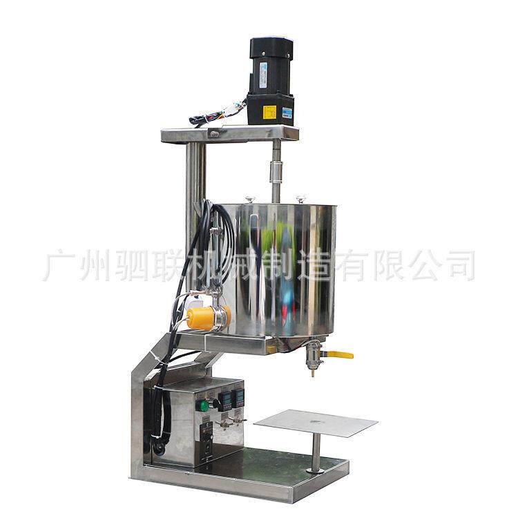 半自动加热搅拌唇彩加热锅化妆品口红生产设备制造灌装机机械