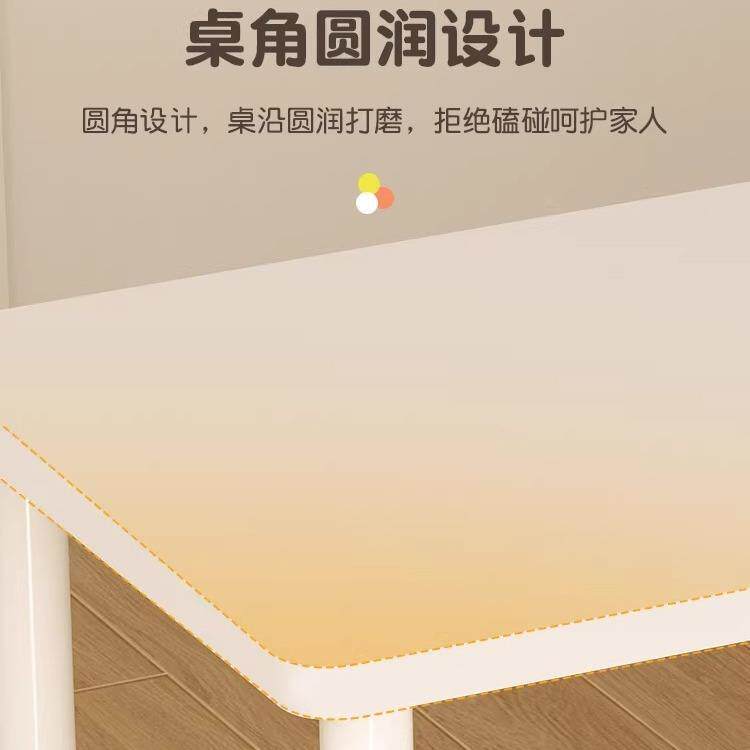 欧式餐桌家用小户型轻奢简约吃饭桌租房商用餐桌阳台饭桌子