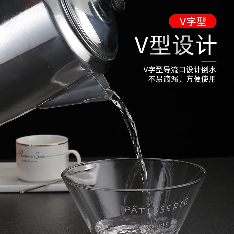 厂家直销港式奶茶壶金冠咖啡壶冲茶壶拉茶壶铝壶丝袜奶茶专用壶3L