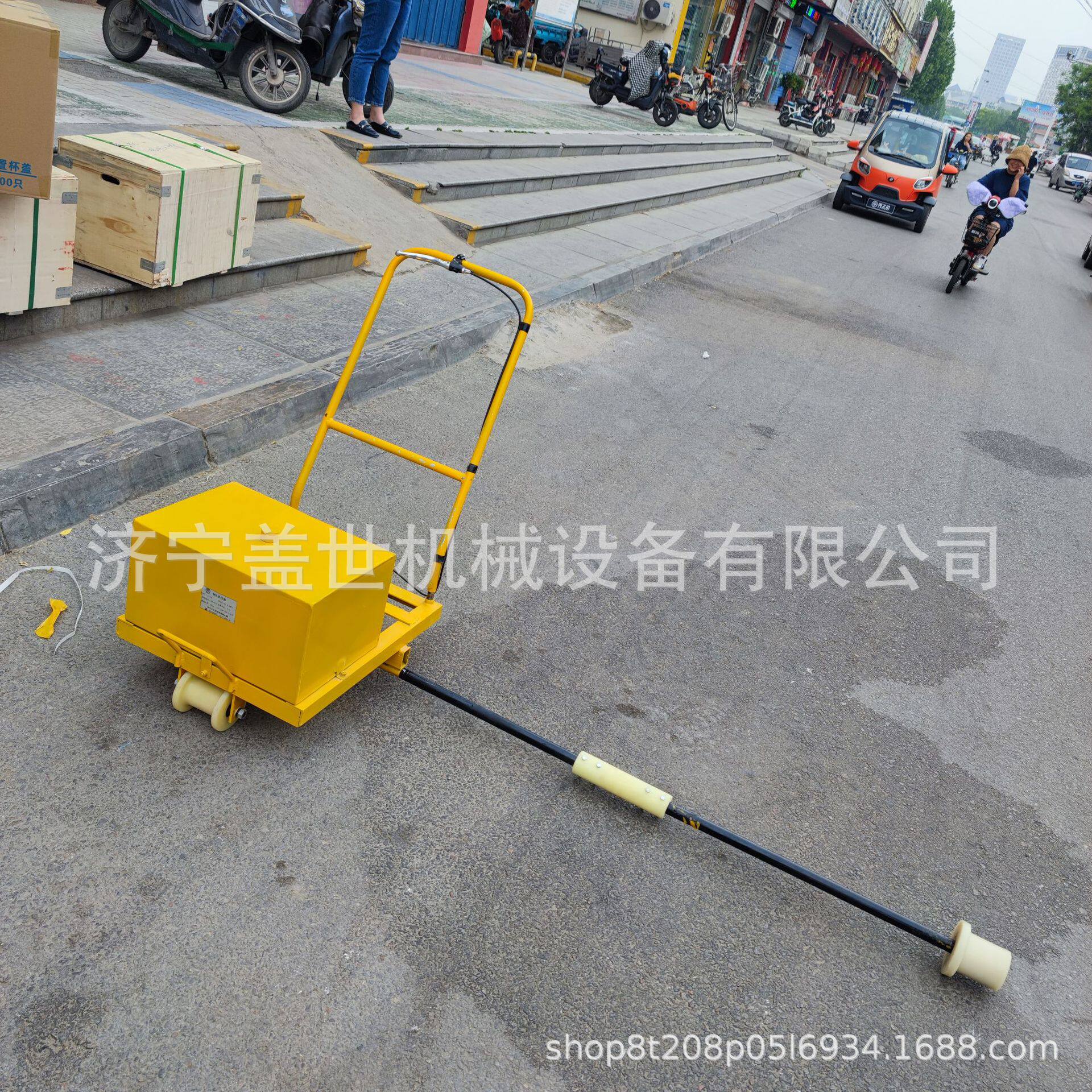 手拉式自动涂油车行走式轨枕涂油器双侧自动喷涂钢轨螺栓涂油机