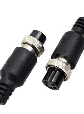 M16航空头连接线2芯航空插头公母电源接口端子连接线束5p线缆