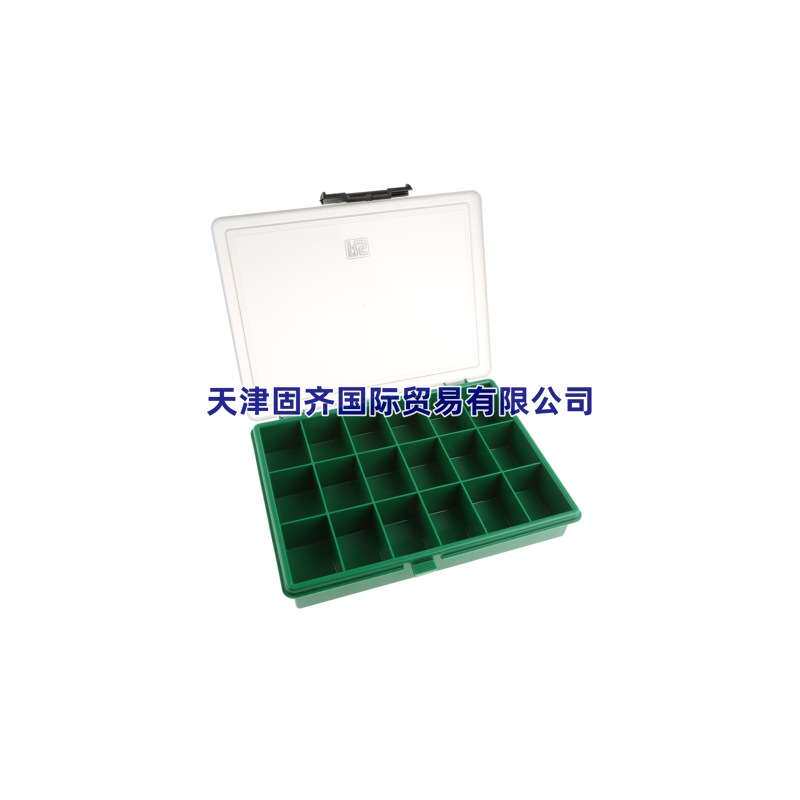 Raaco 18格 聚丙烯零件收纳盒 108454, 43mm x 240mm x 195mm