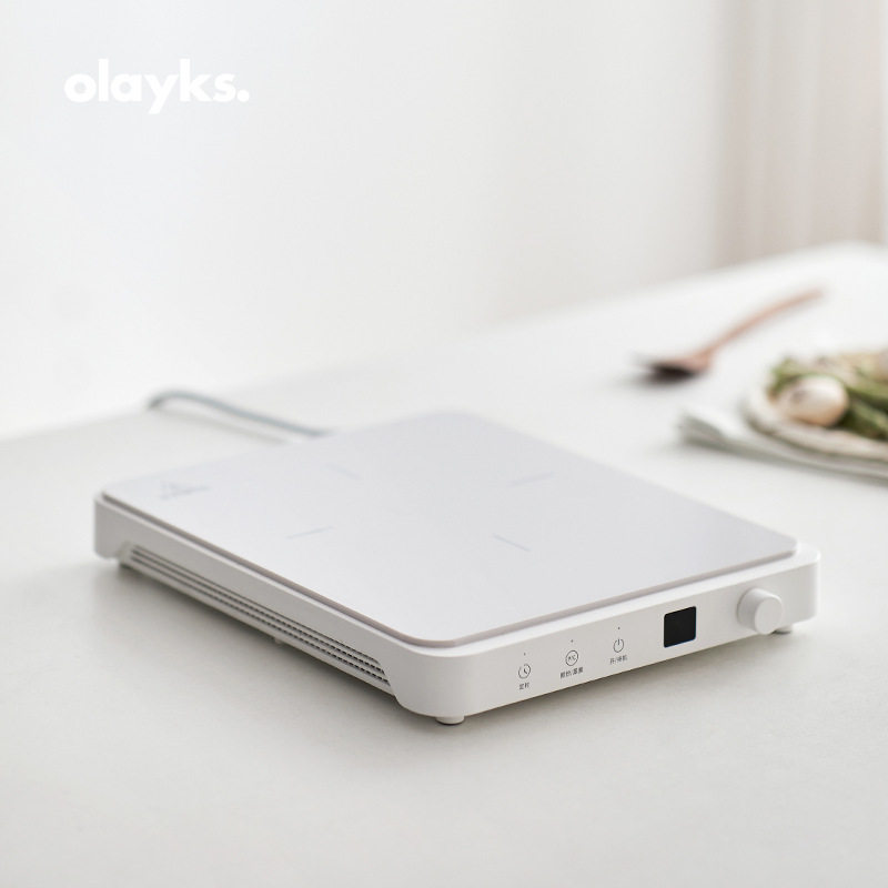olayks立时电磁炉家用大功率爆炒菜多功能煎蒸煮一体火锅防干烧