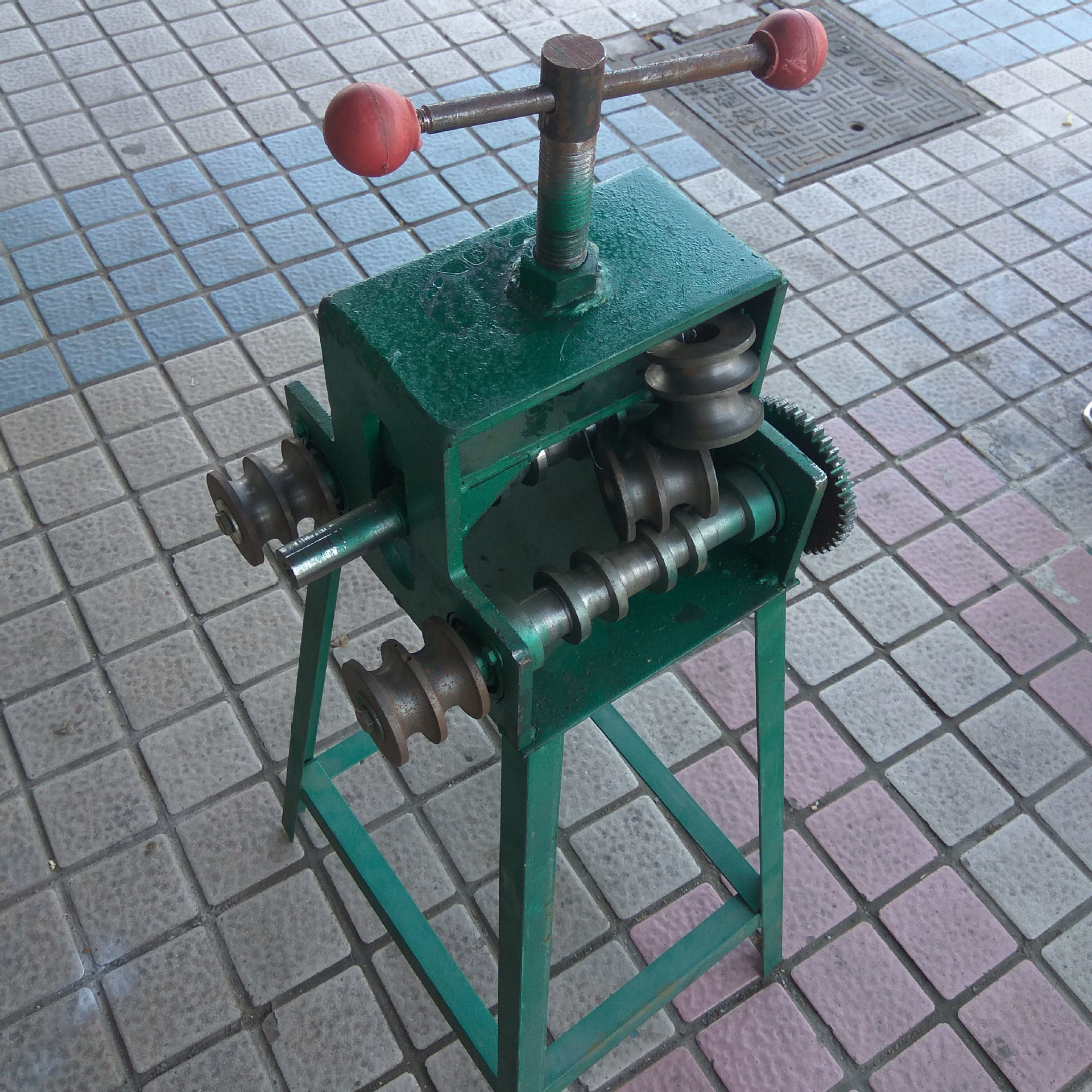 SWG-38型手摇式弯管机 圆形钢管冷弯机 小型不锈钢管弯曲机