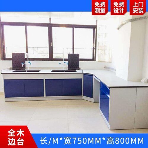 全钢实验台工作台实验室操作台试验台化验室钢木中央台学生实验桌