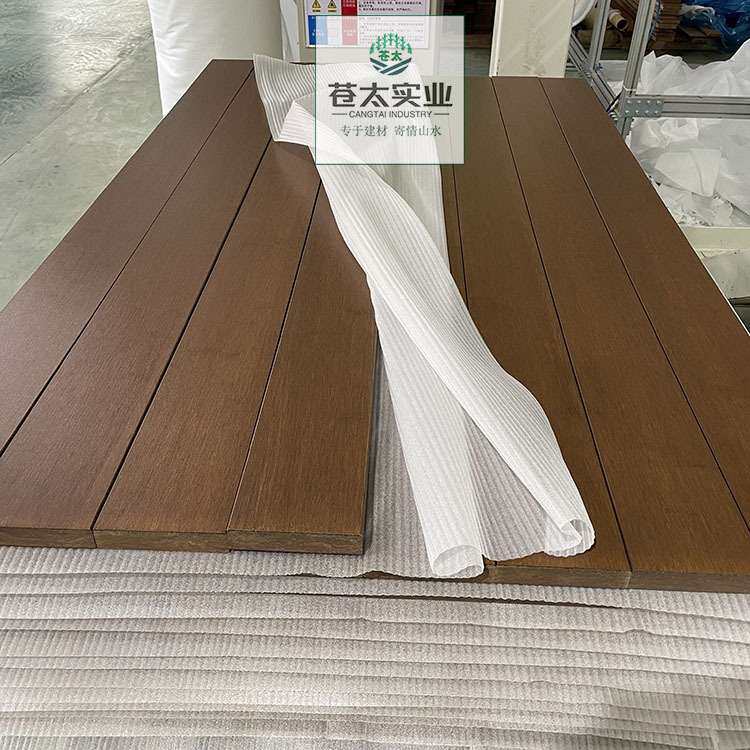 室外咖啡色重竹地板 平面款 户外碳化重组竹地板 18-20-30