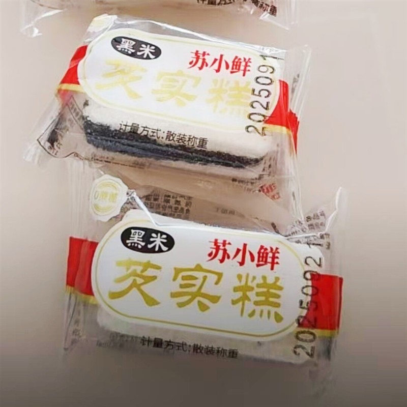 苏小鲜0蔗糖八珍糕 芡实茯苓山药薏米 传统手工制作 营养均衡代餐