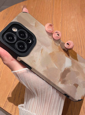 抽象复古水彩油画 适用苹果华为iPhone17ProMax手机壳16Pro 15Plus硅胶14防摔13全包12情侣11新款Pura80男女