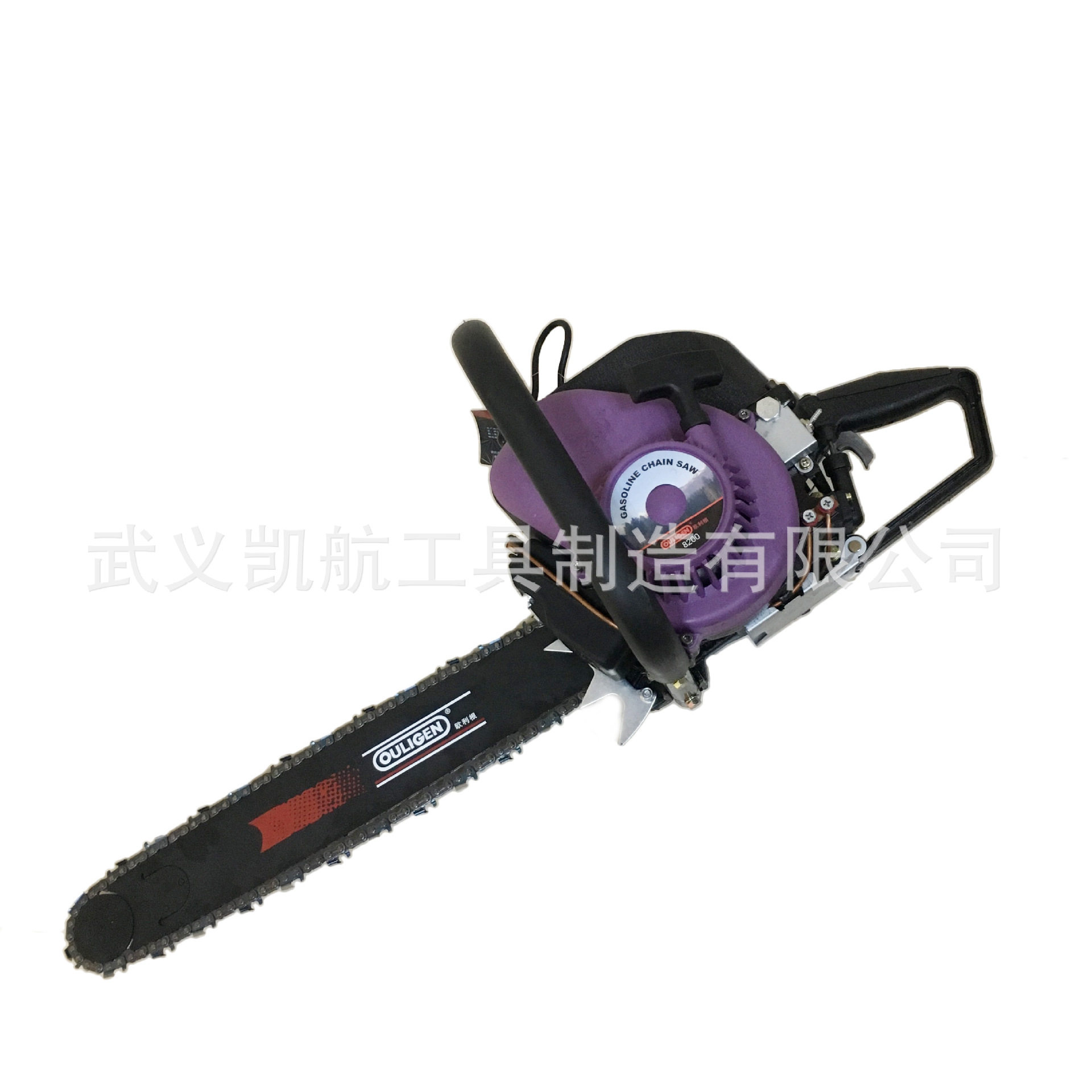 供应5200/5800汽油锯伐木锯电链锯52CC/58CC 2.2KW 20寸导板链条