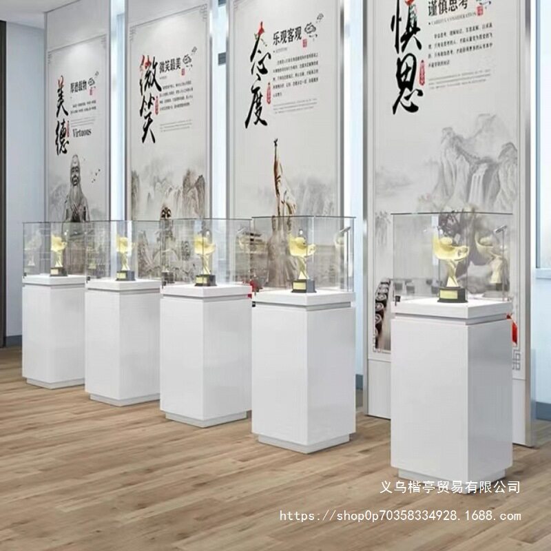 模型展示柜透明玻璃柜台珠宝玉器展览展示博物馆客厅陈列柜古董柜