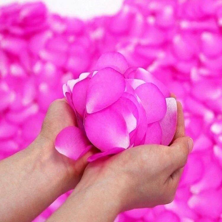 礼炮手持玫瑰花瓣庆典结婚填充物仿真撒花礼花撒纸抛花婚礼活动