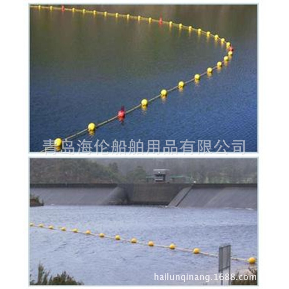 池分道线分界浮标 水上隔离带航道设施