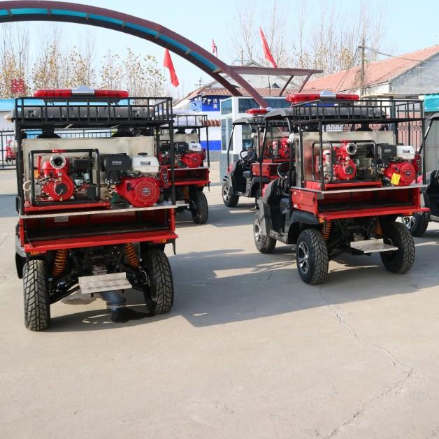 全地形四驱森林消防摩托车消防巡逻救援灭火车四轮摩托消防车