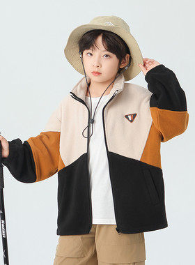 【现货不用等】户外摇粒绒外套新款男童保暖夹克C2C273252H320