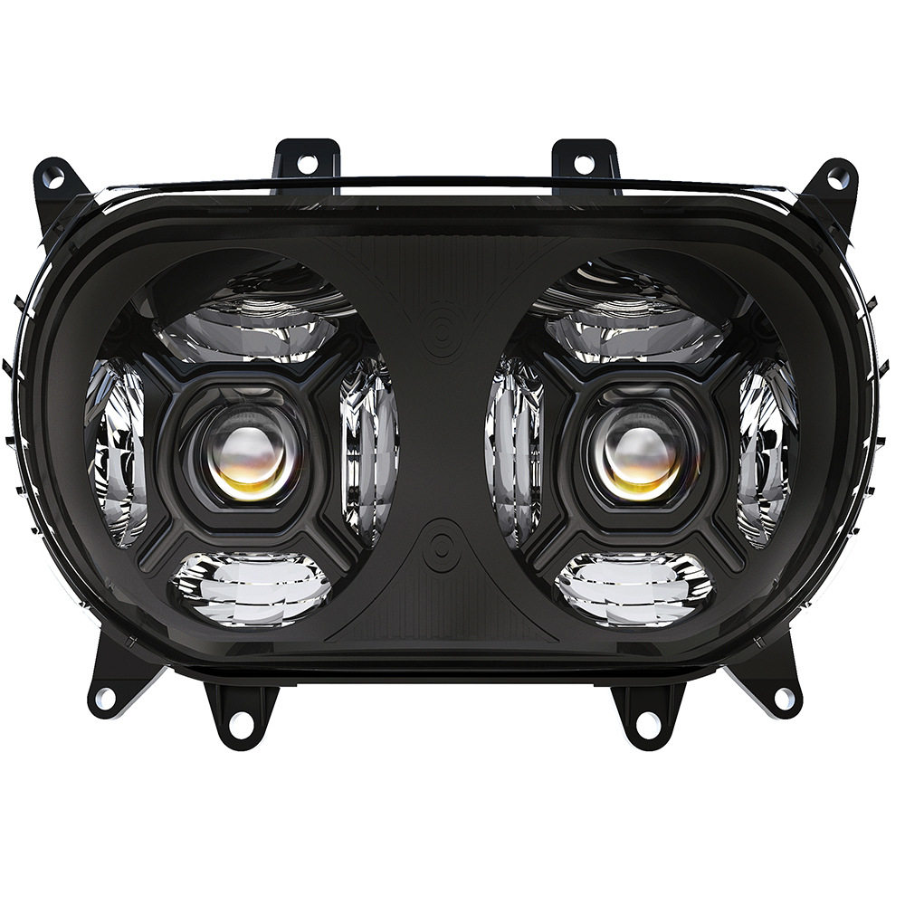 适用哈雷双头灯 LED前大灯 JL-Galaxy Series for road glide 15+