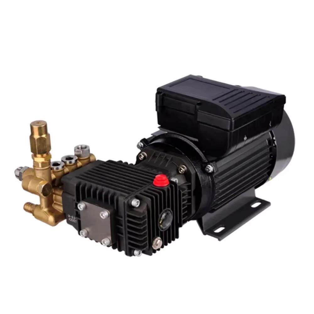 220V 1.8KW 10L/min柱塞泵高压清洗泵头自助洗车电机泵头