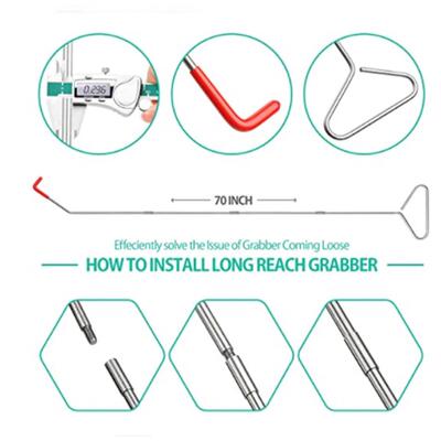 全套long reach grabber 修门专用工具 冰雹坑划痕撬棍弯钩套装