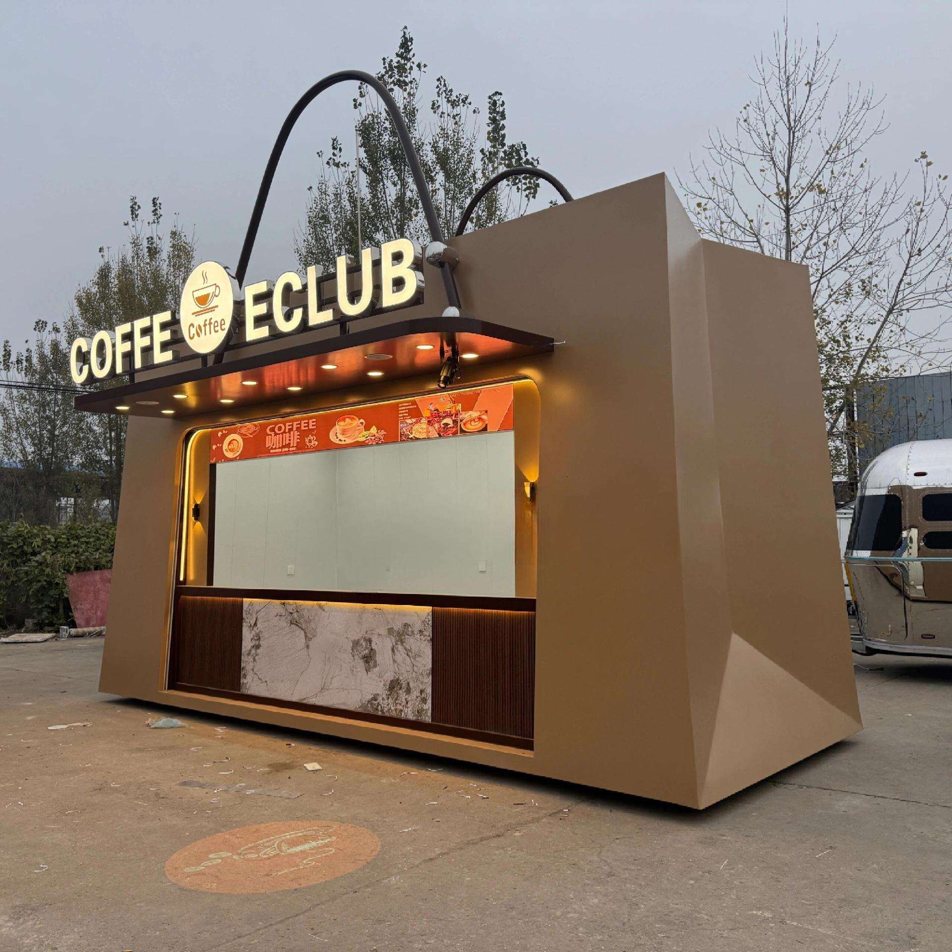 创意巨型手提袋造型网红餐车景区商业街商用咖啡奶茶多功能售卖亭