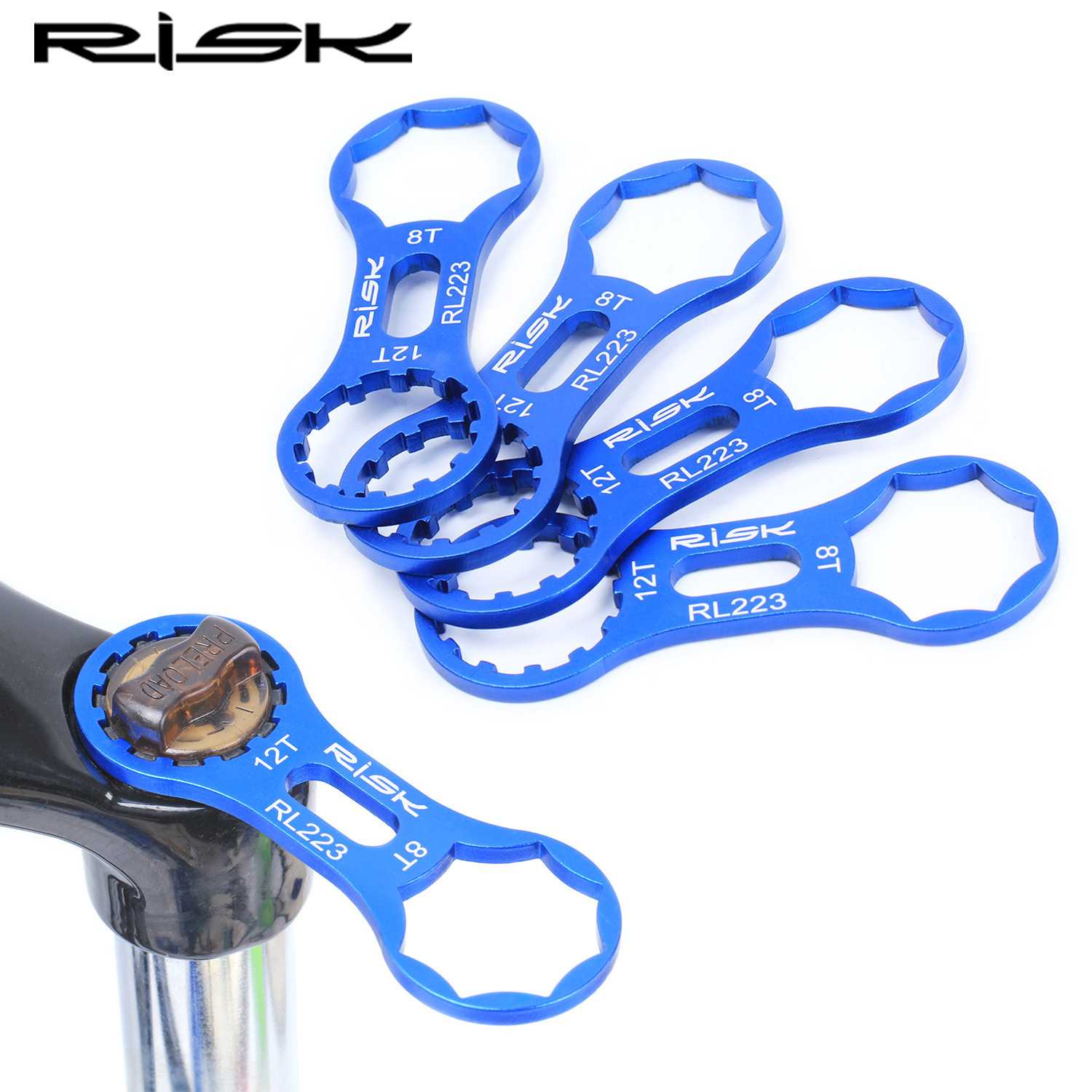 RISK自行车前叉肩盖扳手避震器上盖拆卸工具 三拓XCM/XCR/XCT/RST图片