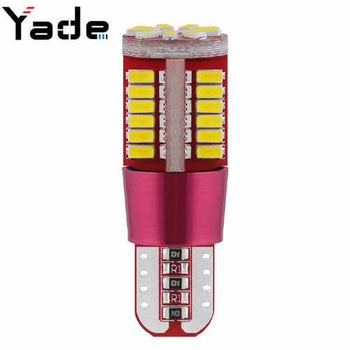 汽车LED示宽灯T10 3014 57SMD 解码无极小车灯 牌照灯 阅读灯