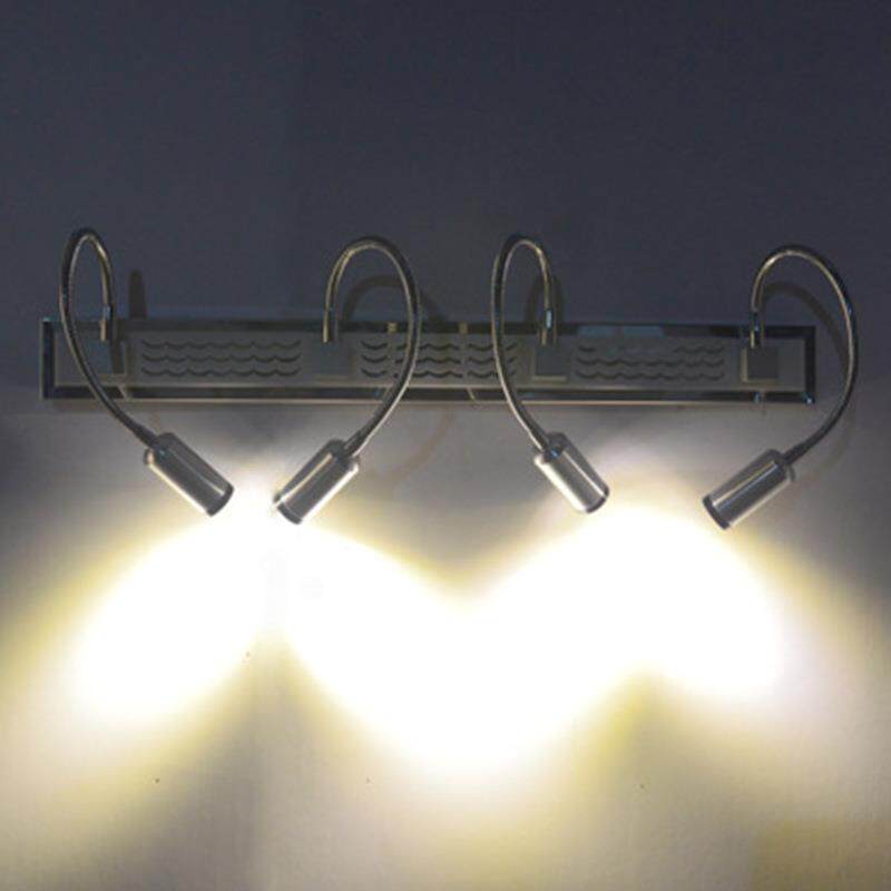 双头透镜壁灯 现代简约LED软管射灯客厅照画床头店面装饰灯镜前灯