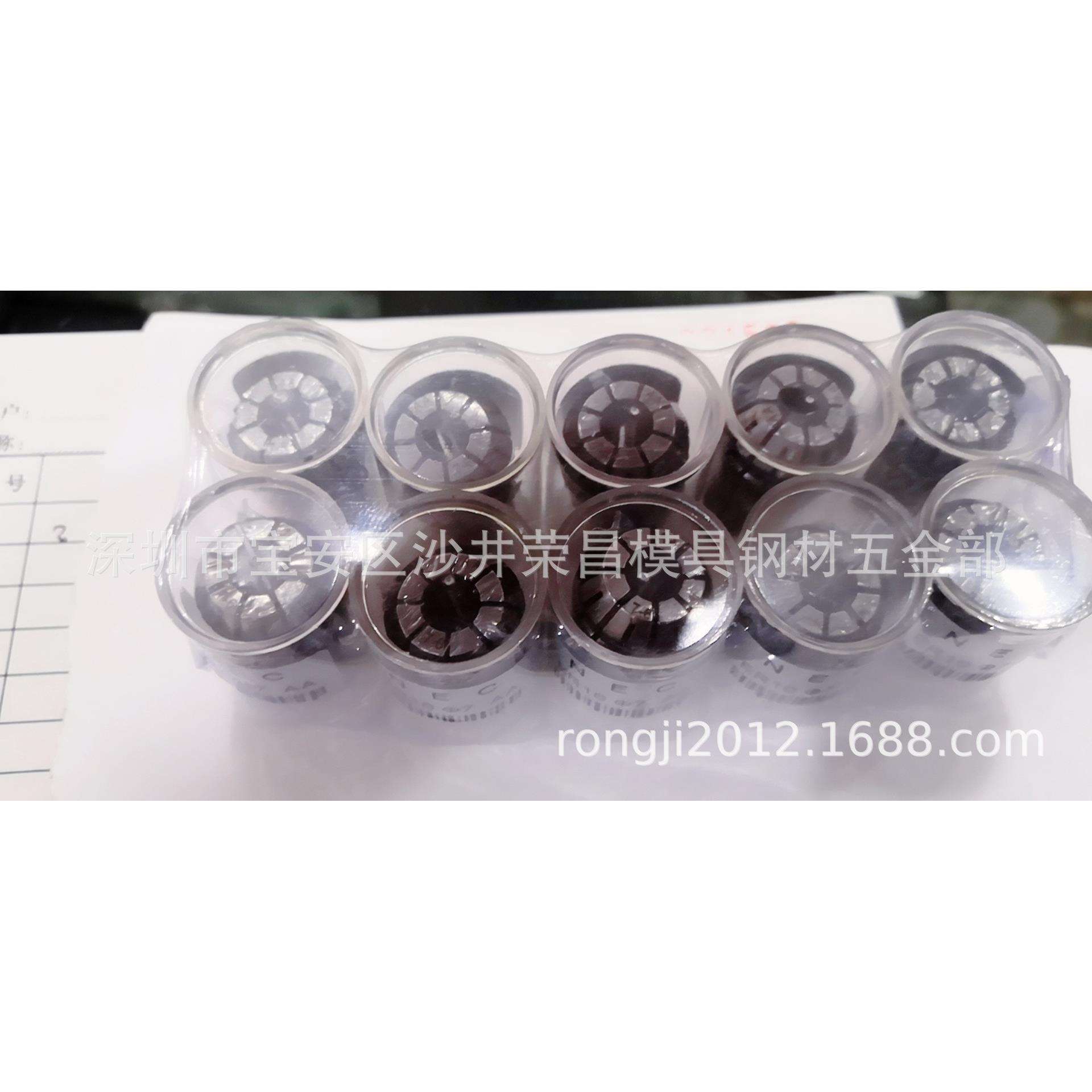 厂家现货供应 套装ER11 16 20 25 32夹头系列 AA筒夹 嗦嘴高精度