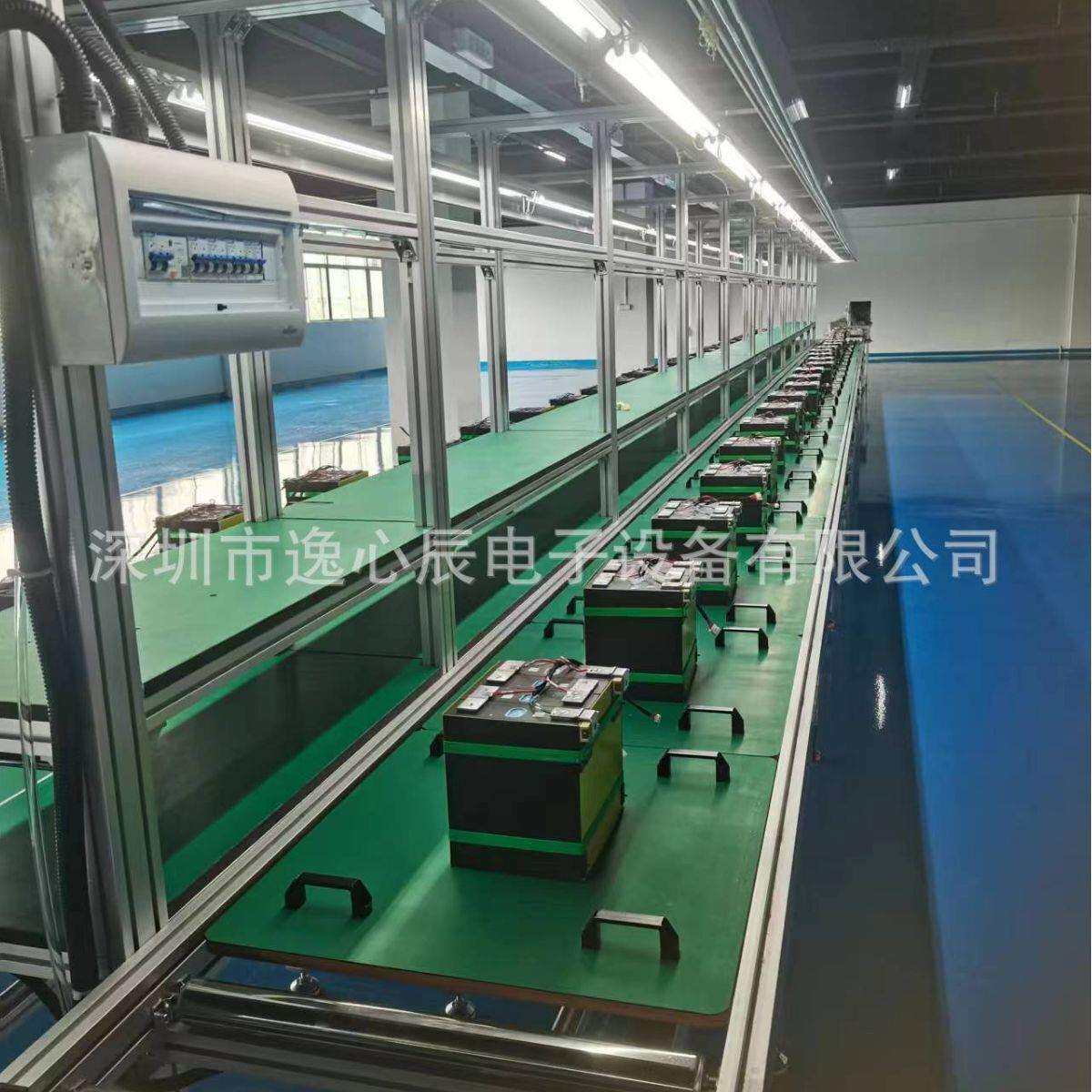 铅碳汽车电池组组装流水线组装配车间循环拉线夹抱升降输送线