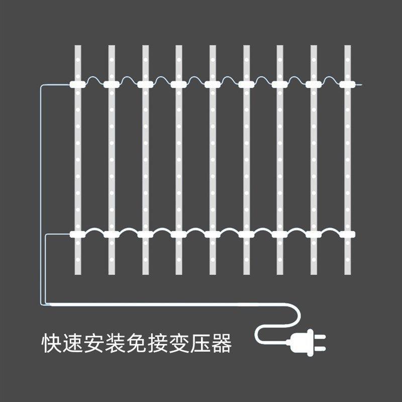 uv软膜灯箱卡布灯箱无框户外防水广告H牌双面灯箱发光招牌支持定