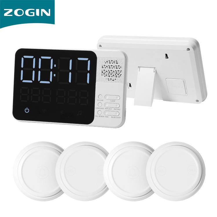 ZOGIN迷你型呼叫无线提示叫号器多环境语音呼叫支持回查厂家直销