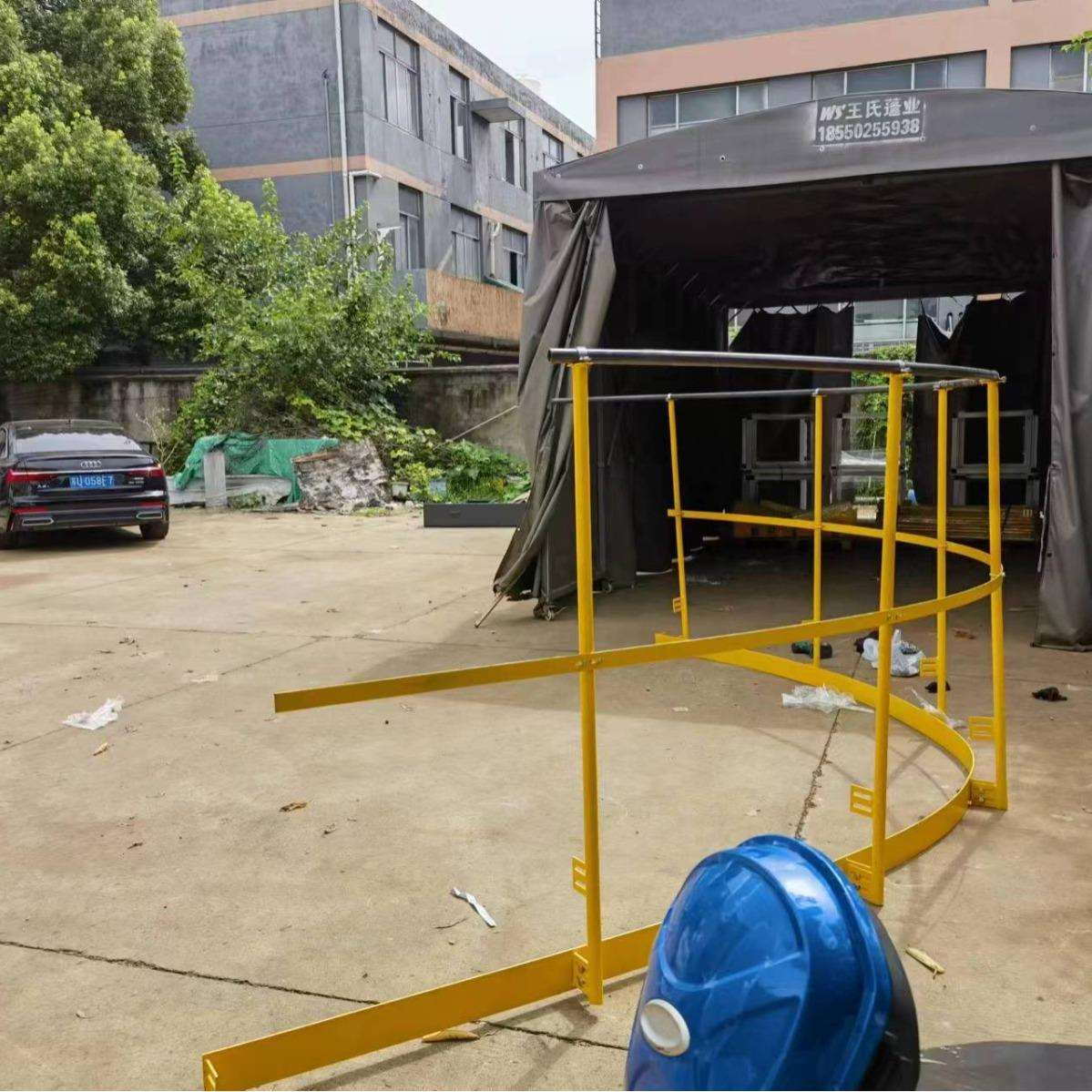 阳台护栏 铁艺栏杆 不锈钢别墅围栏高层房地产锌钢防护栏罐顶栏杆