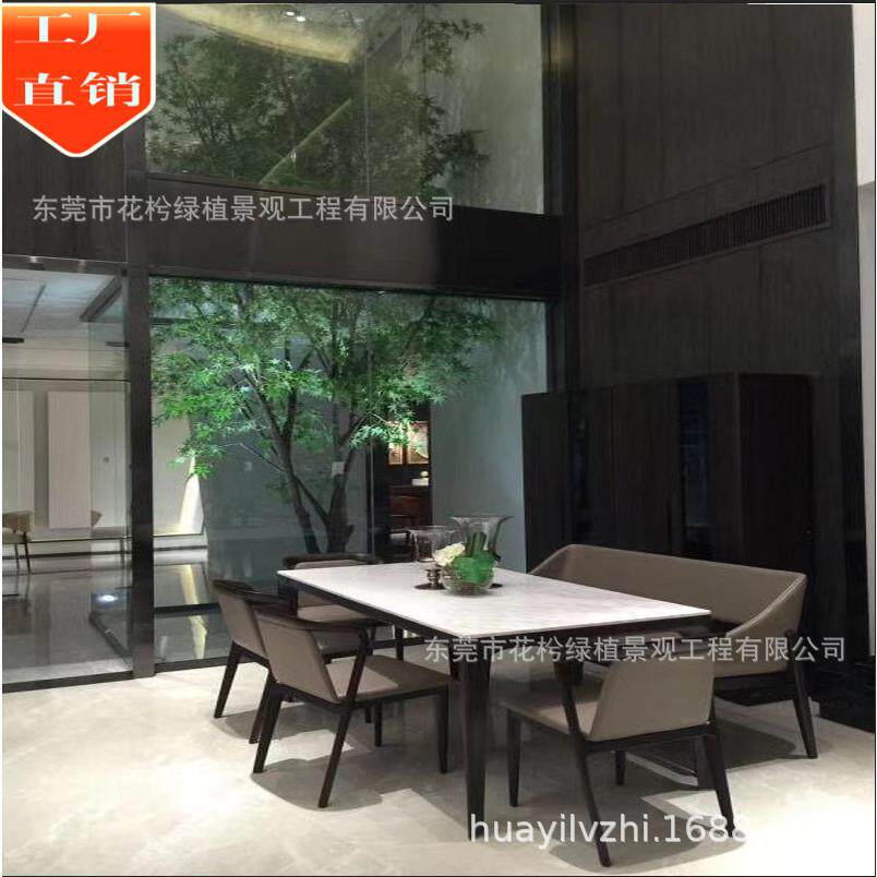 仿真红枫树鸭脚戚枫叶红枫造型树广场景观大型装饰量大价格优惠