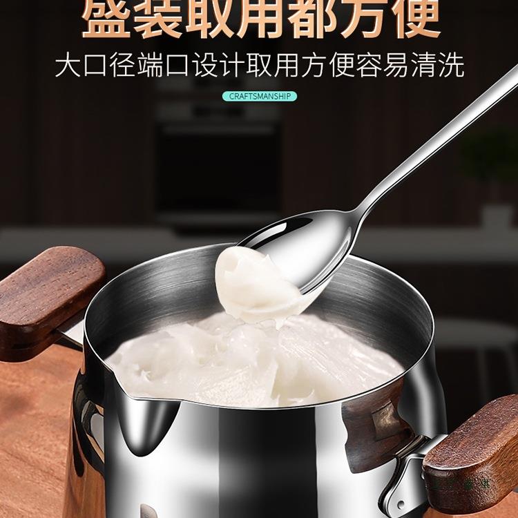 304不锈钢猪油罐厨房滤油壶家用耐高温油罐带滤网辣椒油罐大容量