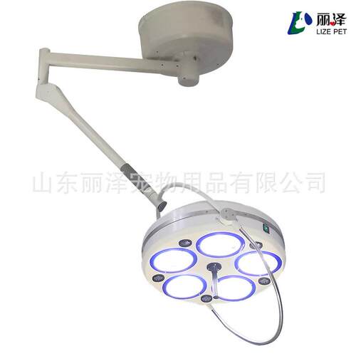 丽泽宠物LED五孔无影灯豪华臂吊式高度色温亮度可调照明高亮无影
