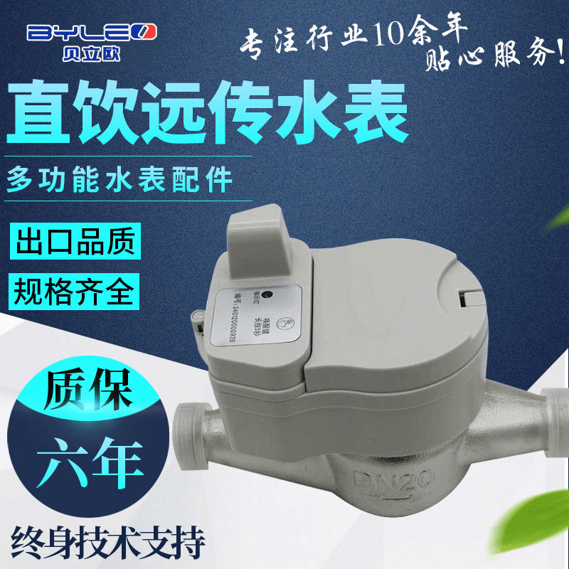 家用自来水酒店商用立式流量水表NB-IOT直饮水表不锈钢远传水表