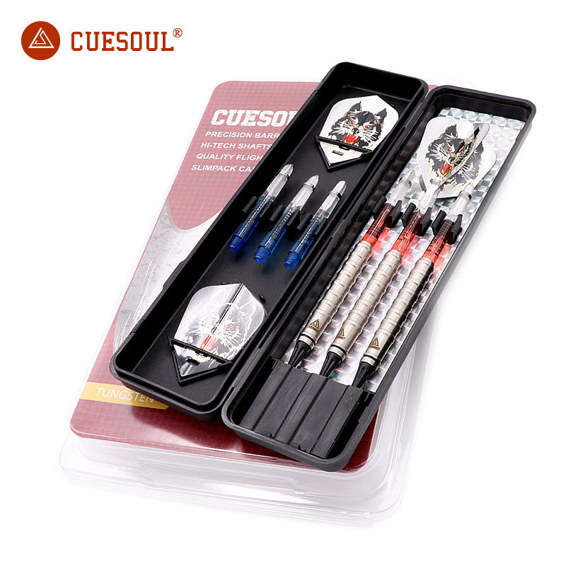 CUESOUL/Q獣18克钨钢镖软式飞镖比赛级飞镖针软式飞镖