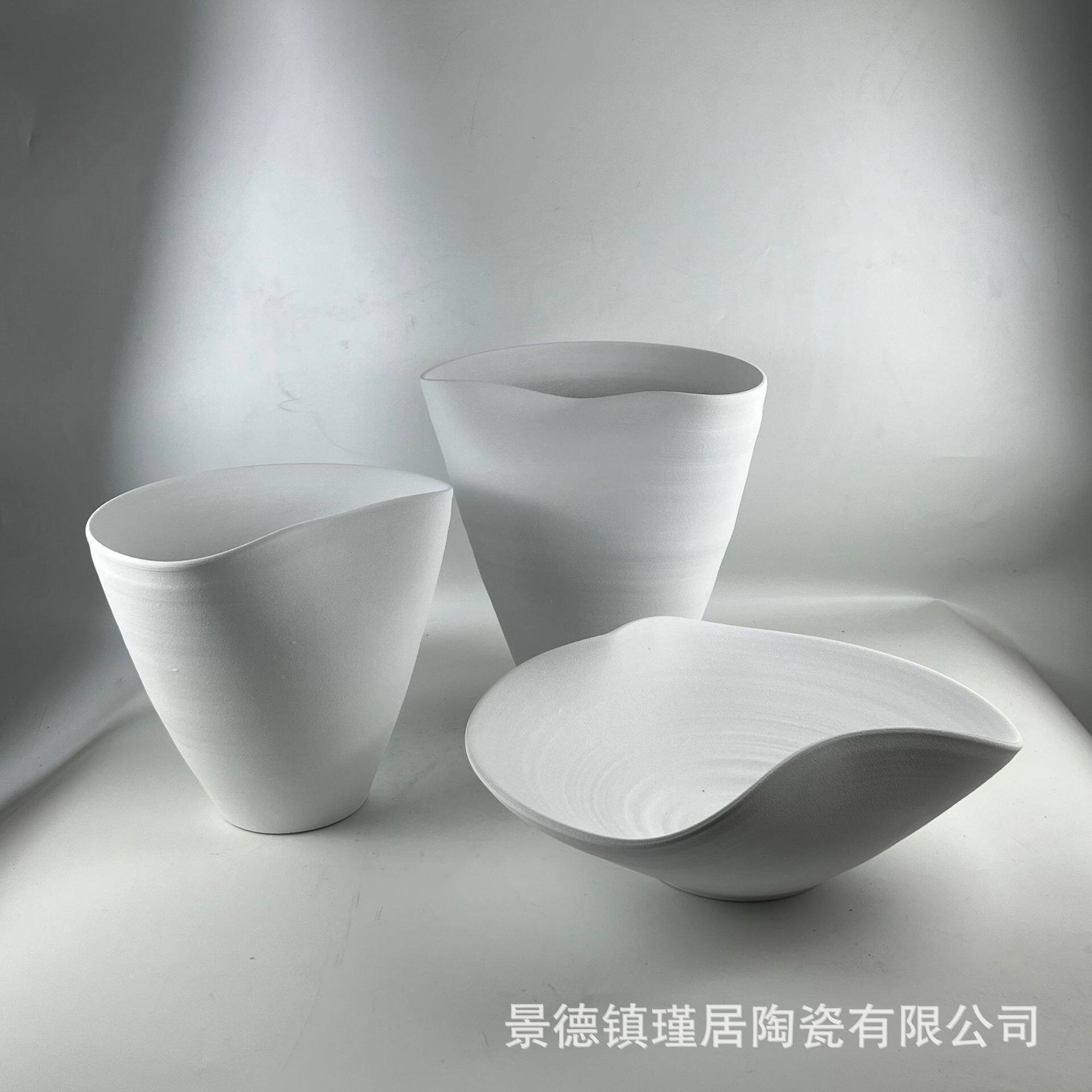 新中式手工拉柸三件套家居摆件